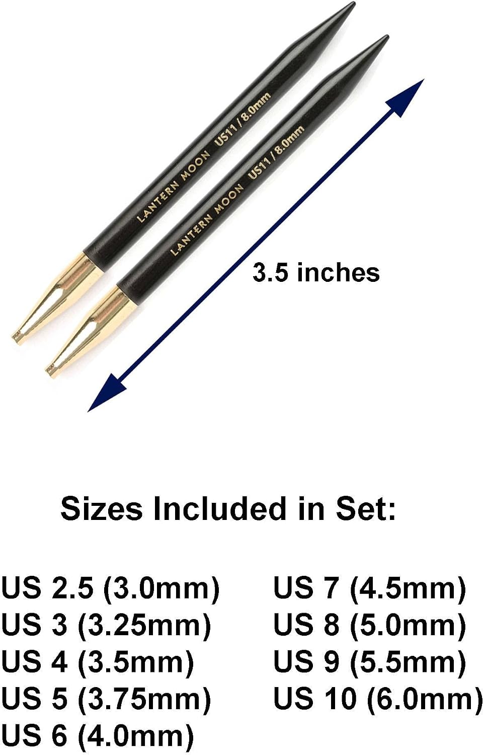 Lantern Moon Ancestry 4-Inch Interchangeable Circular Knitting Needle