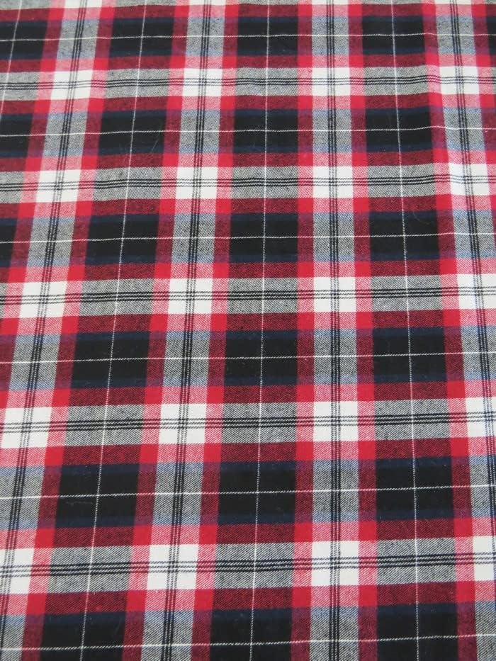 Big Z Fabric Tartan Plaid Uniform Apparel Flannel Fabric By The Yard