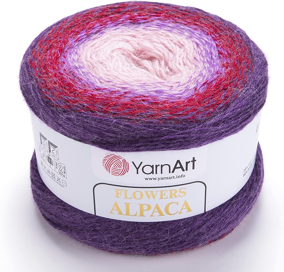 Yarn Art YarnArt Flowers Alpaca 20percent Alpaca 80percent Acrylic