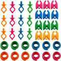Fbshicung 36pcs Thread Spool Huggers/Bobbin Holders/Bobbin Clamp Clips