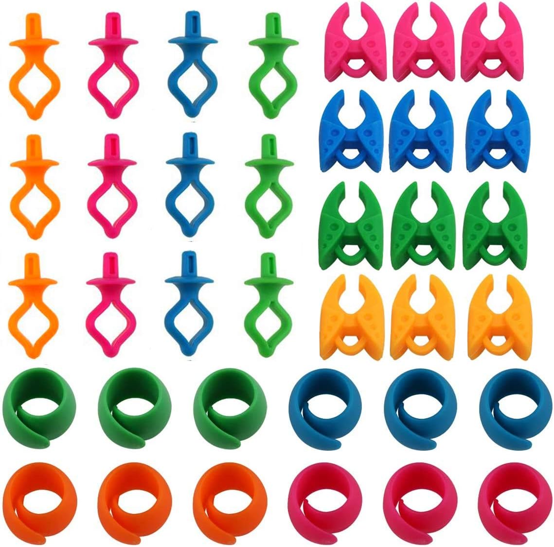 Fbshicung 36pcs Thread Spool Huggers/Bobbin Holders/Bobbin Clamp Clips