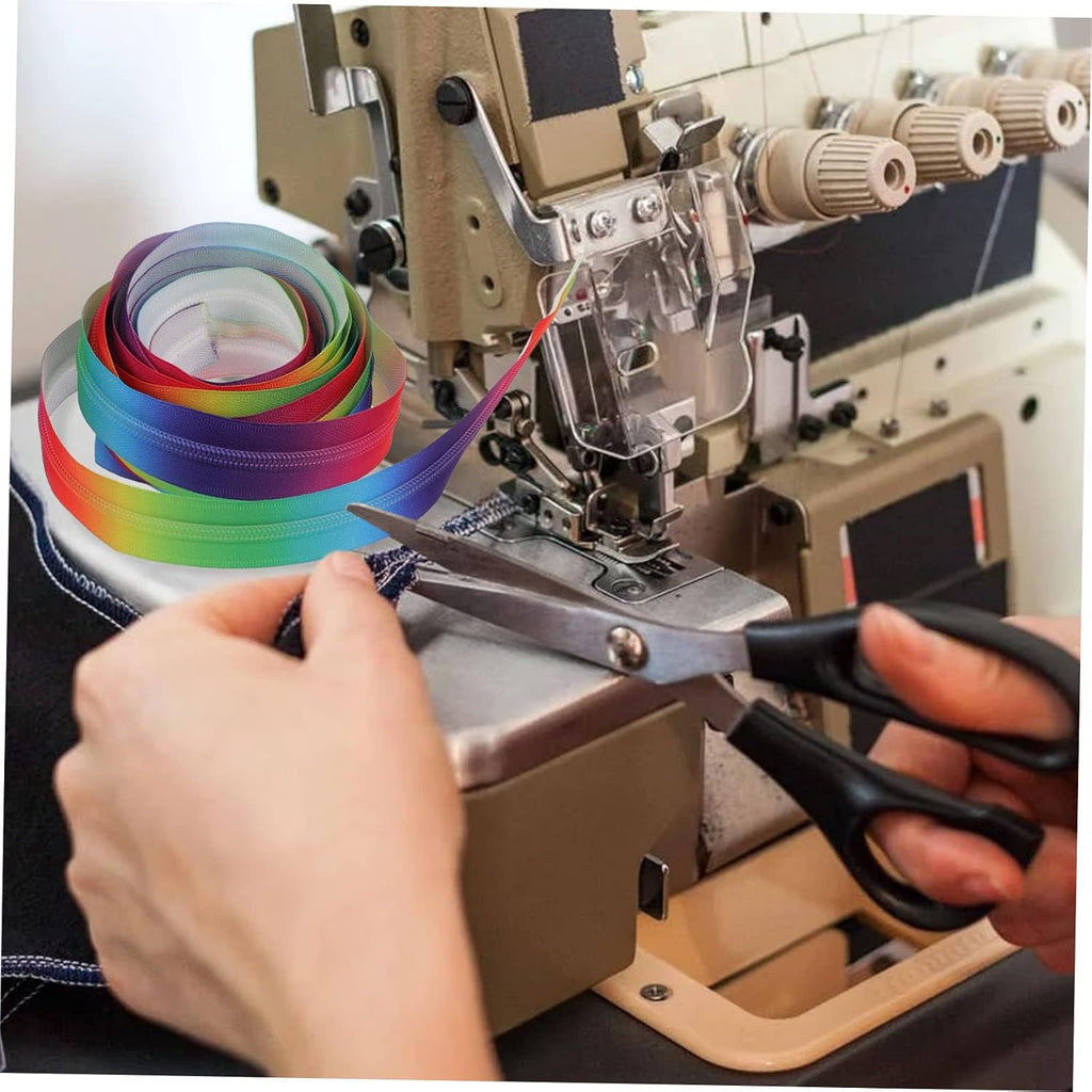 Rainbow Nylon Coil Zipper for Cushion Covers and Repair Projects