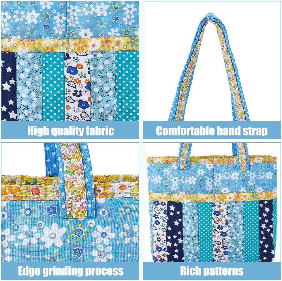 WEBEEDY DIY Small Bag Quilted Kit Handmade Rectangular Quilted Bag