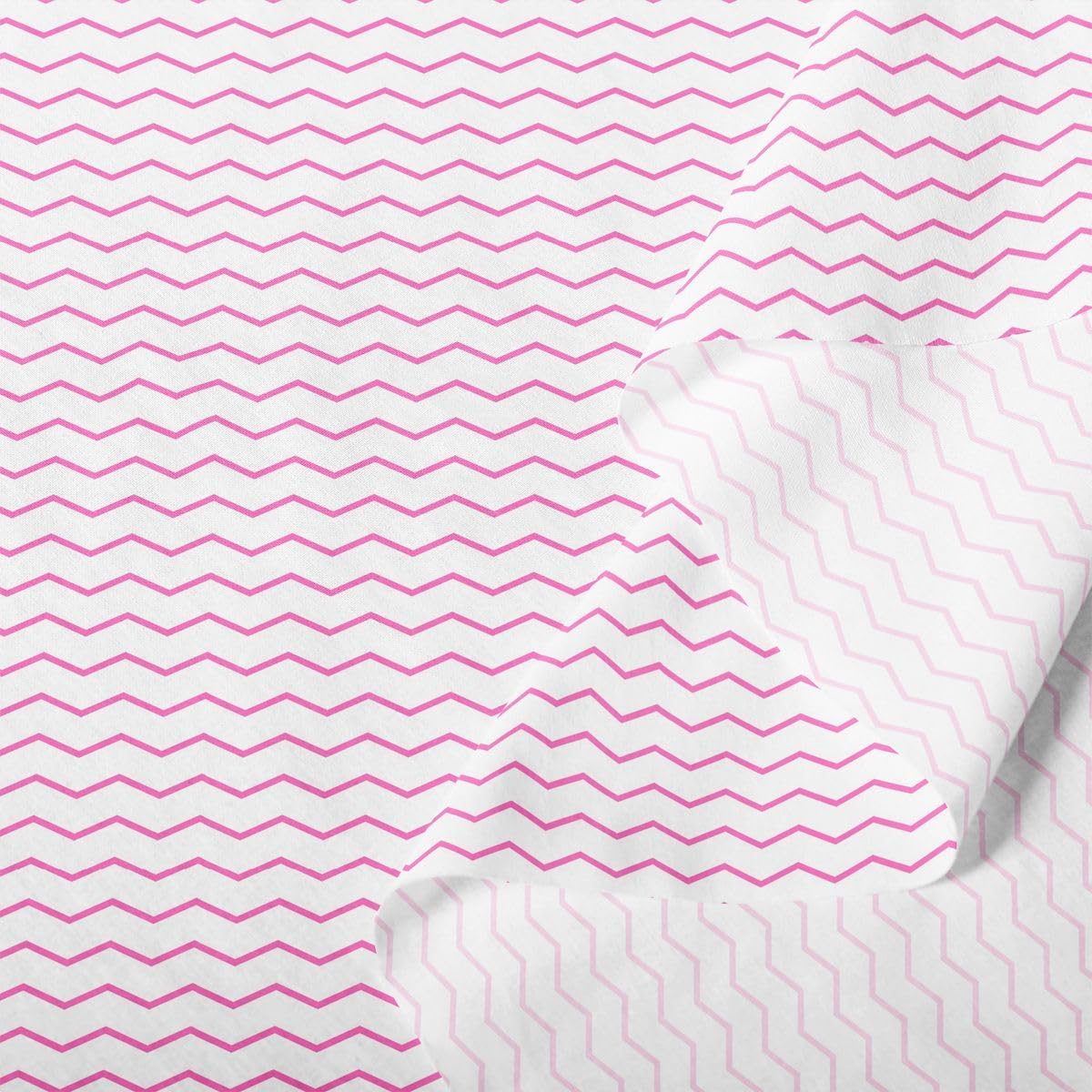 Wave Stripes Cotton Fabric by The Yard 1 Yard