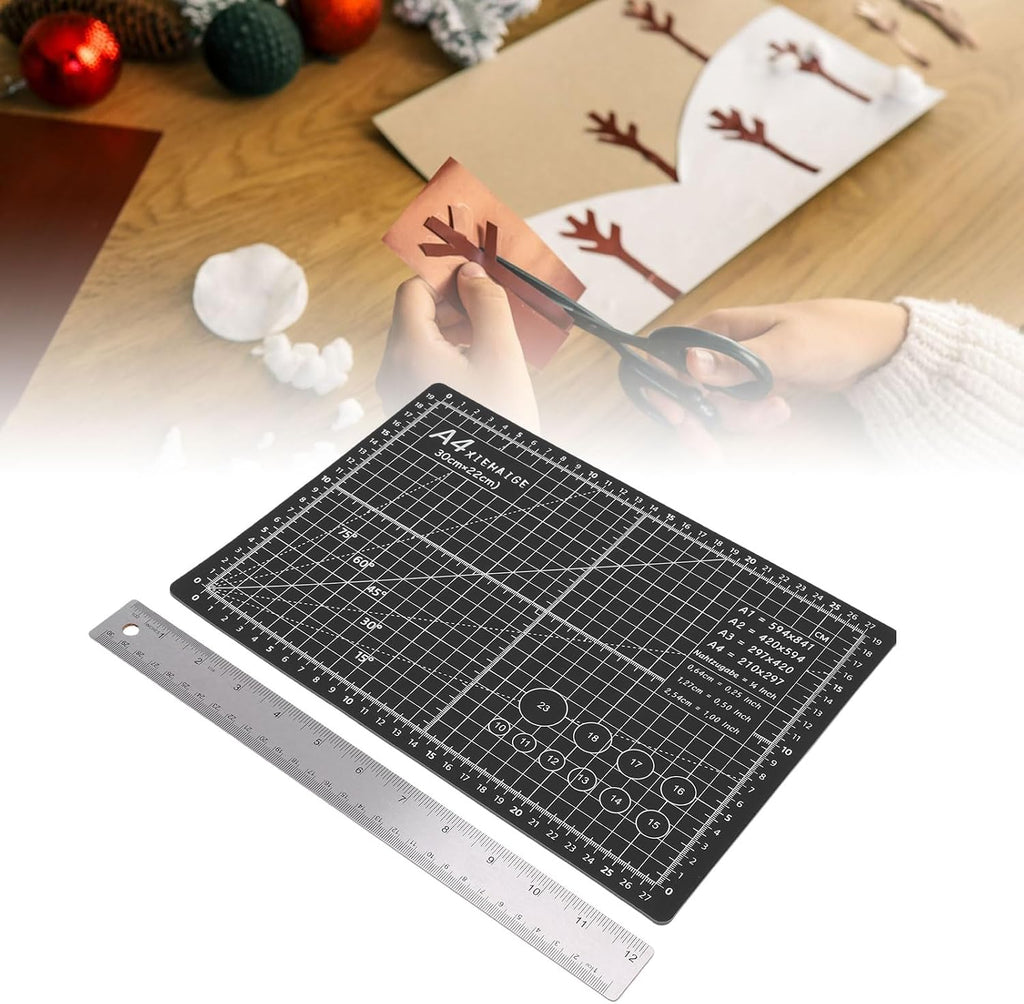 AUNMAS Self Healing Cutting Mat, Double Sided Sewing Mat Table