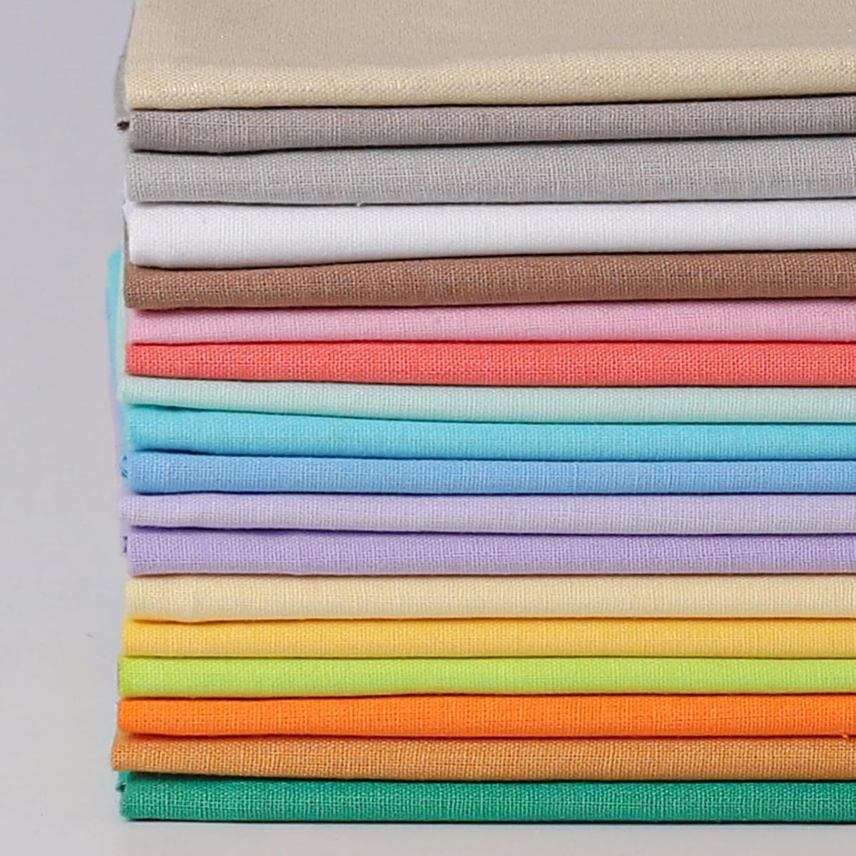 18 * 21inch Cotton Fabric, 18 PCS Premium Fabric Pure Quilting Fat