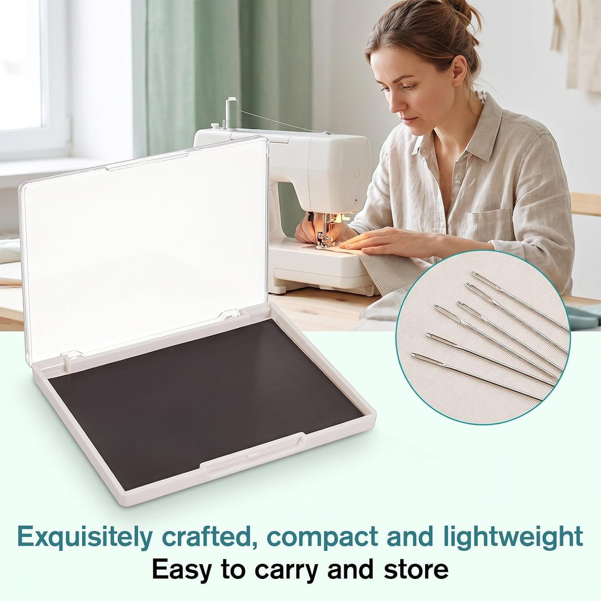 Magnetic Needle Case Portable Needle Holder Case Pin Storage Box