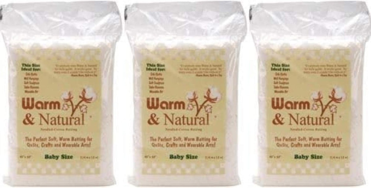 Warm Company Warm Company Warm and Natural Cotton Batting Crib Size