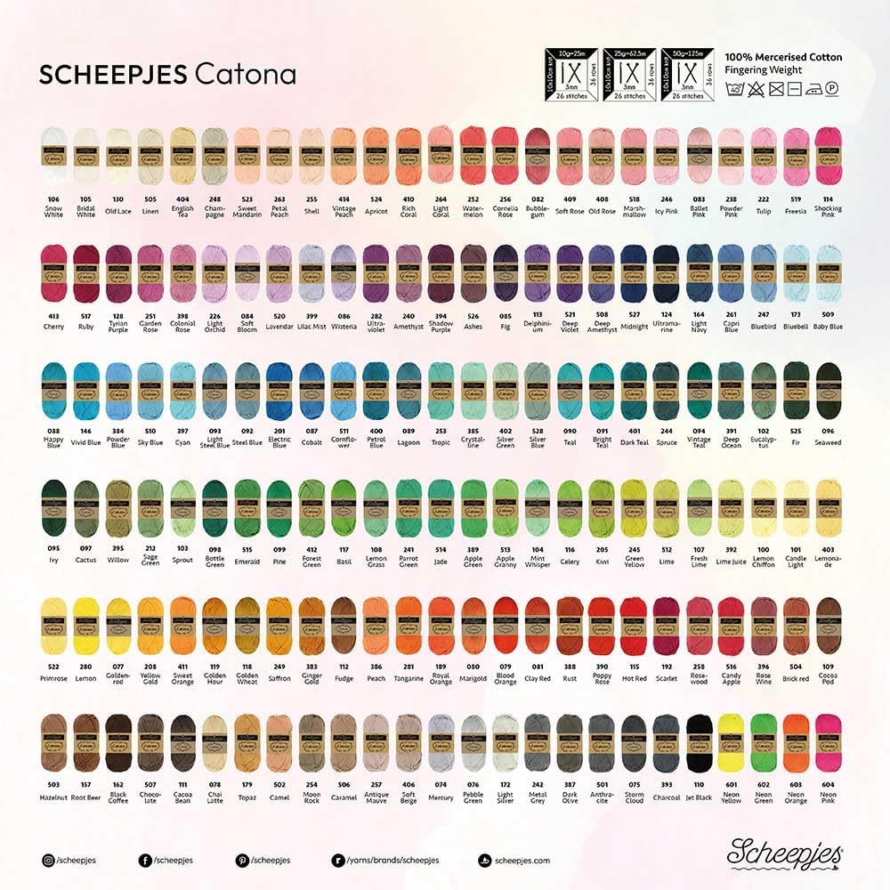 Icy Pink Cotton Yarn by Scheepjes