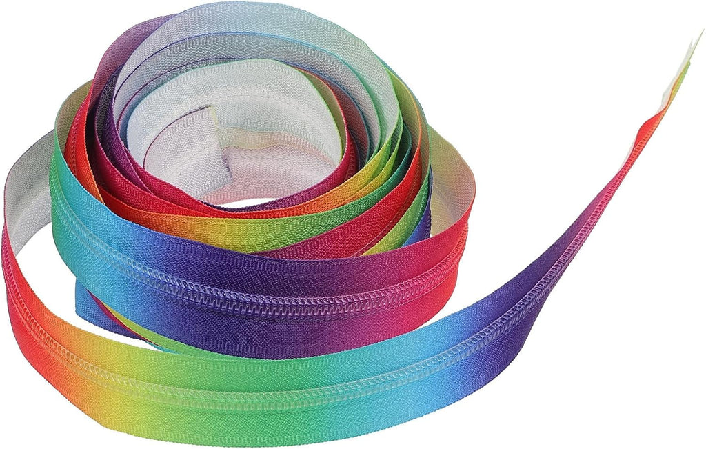 Rainbow Nylon Coil Zipper Yard Clothes Zipper for DIY Sewing