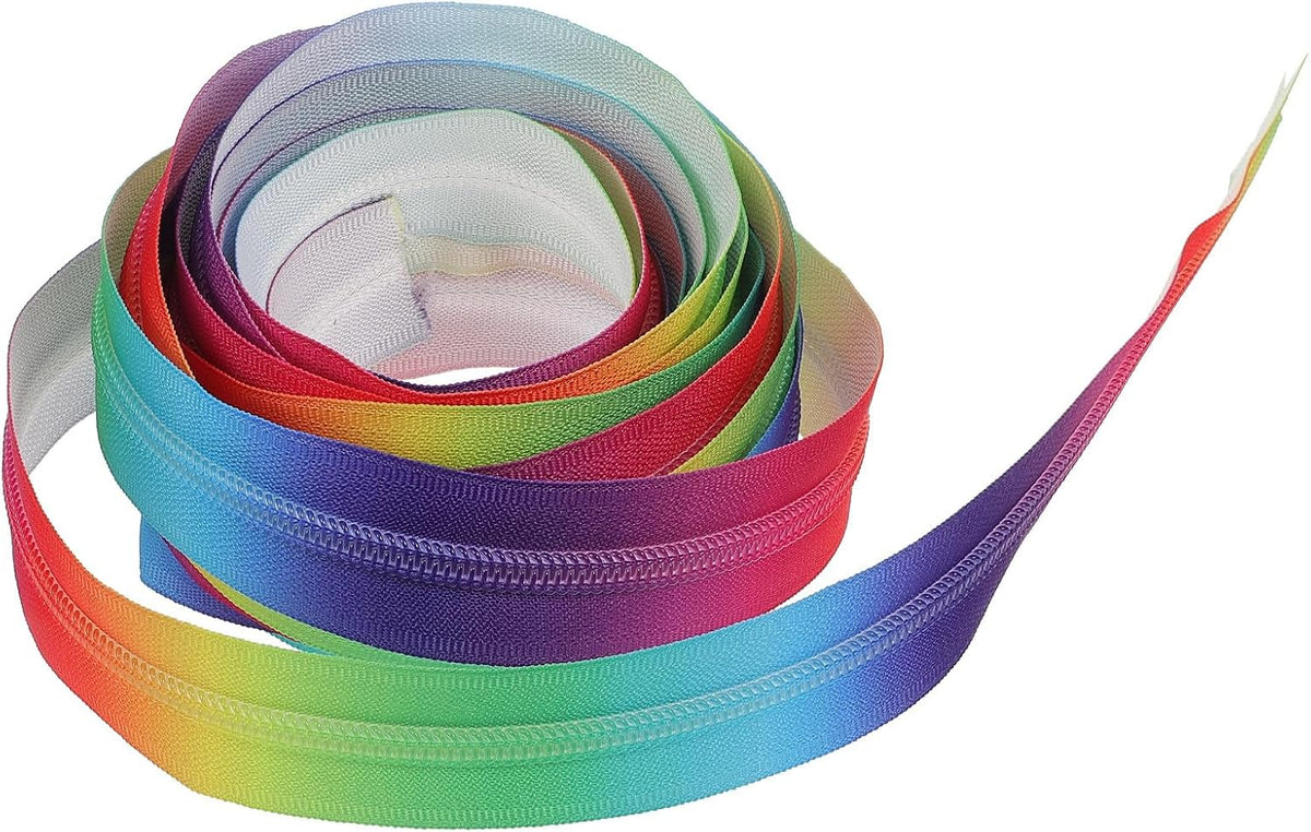 Rainbow Nylon Coil Zipper Yard Clothes Zipper for DIY Sewing