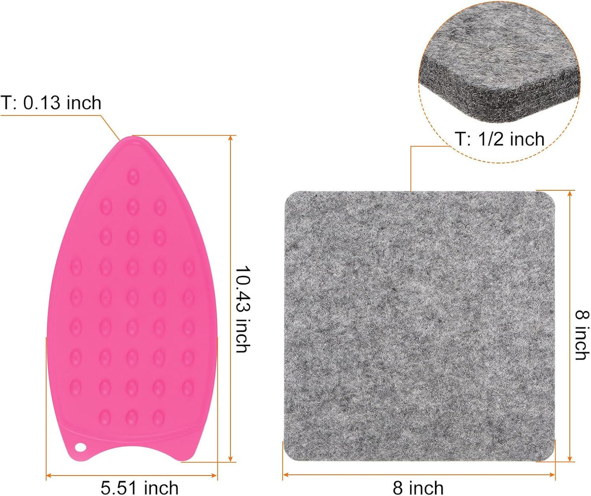 HARFINGTON Wool Pressing Mat 8" x 8" Wool Ironing Pad Sewing Notions