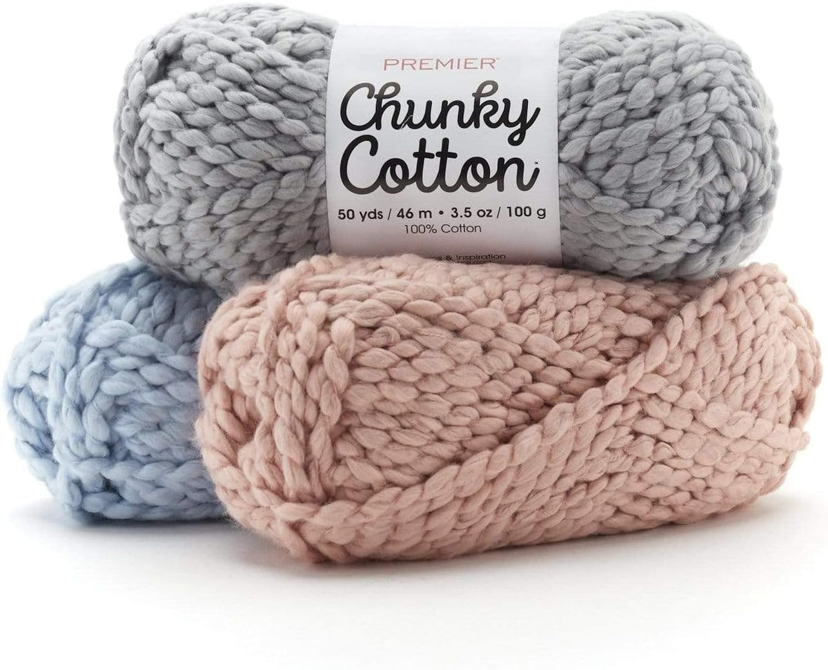 Premier Yarns Chunky Cotton Yarn, Ideal Yarn for Crocheting and