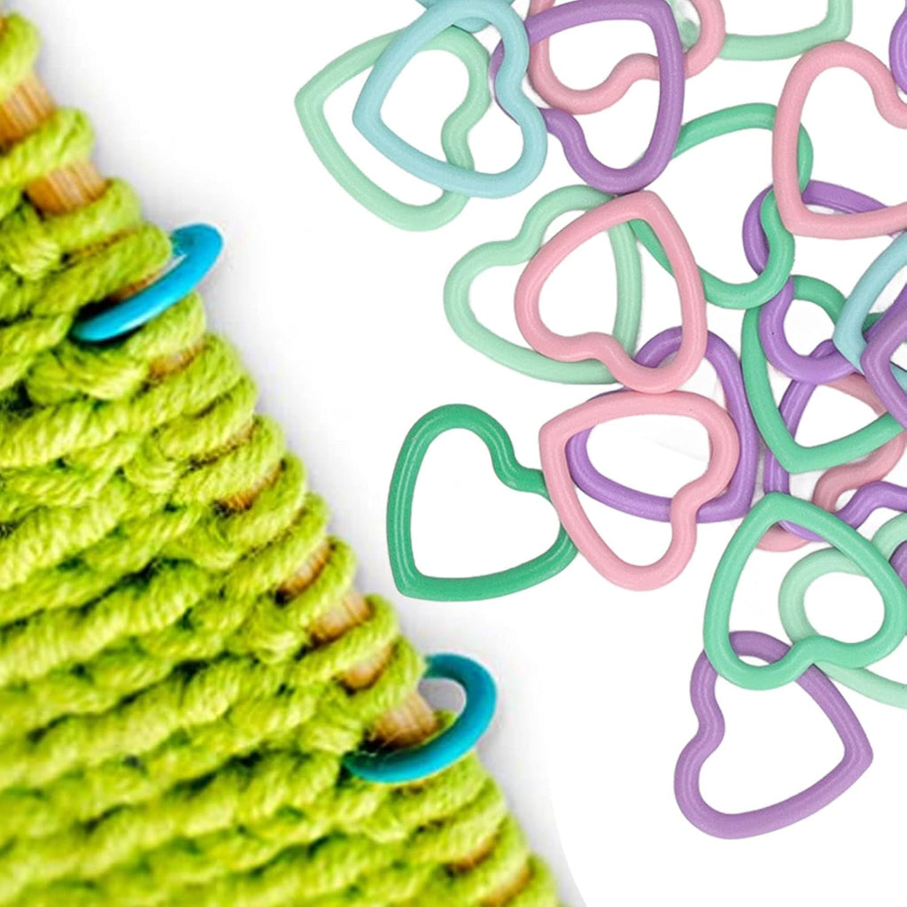 Zerodis 40 Pieces Locking Stitch Markers, Colorful Knitting Crochet