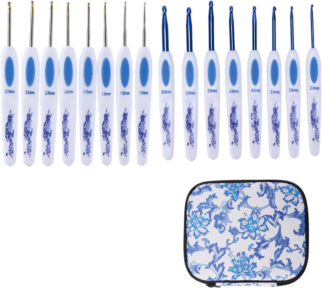 Soft Grip Crochet Hook Set,Crochet Hooks Needles for Arthritic Hands
