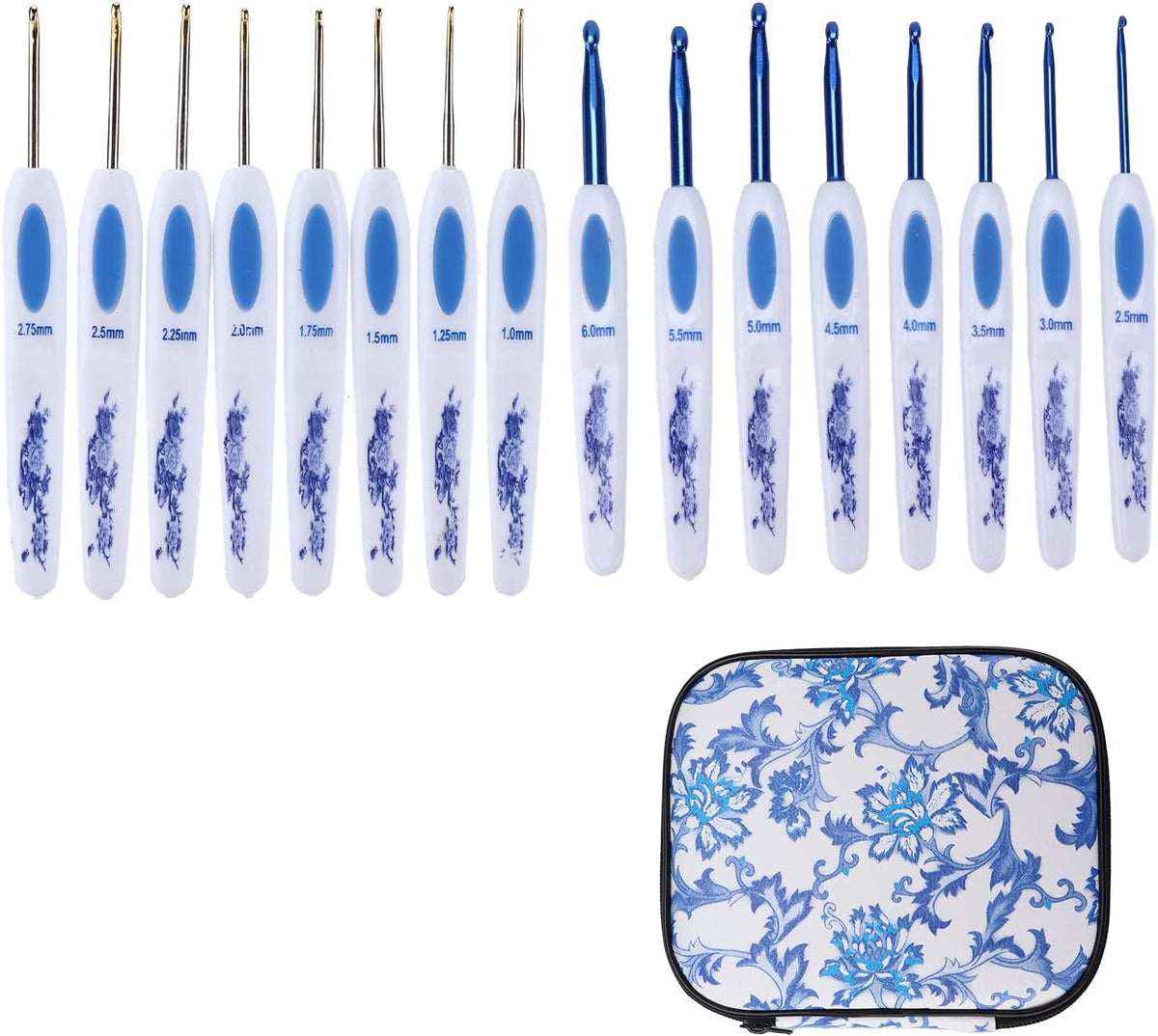 Soft Grip Crochet Hook Set,Crochet Hooks Needles for Arthritic Hands