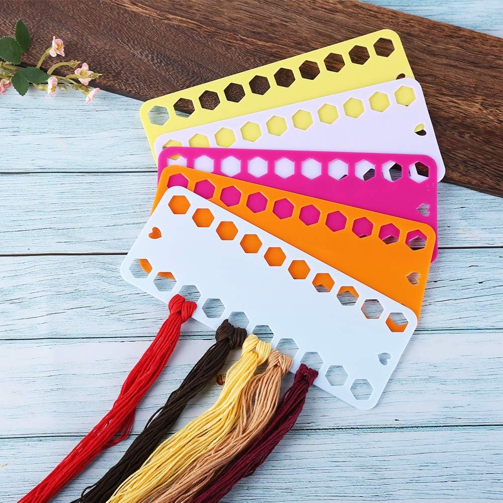 5 Pcs Embroidery Floss Organizer Cross Stitch Thread Holder Floss