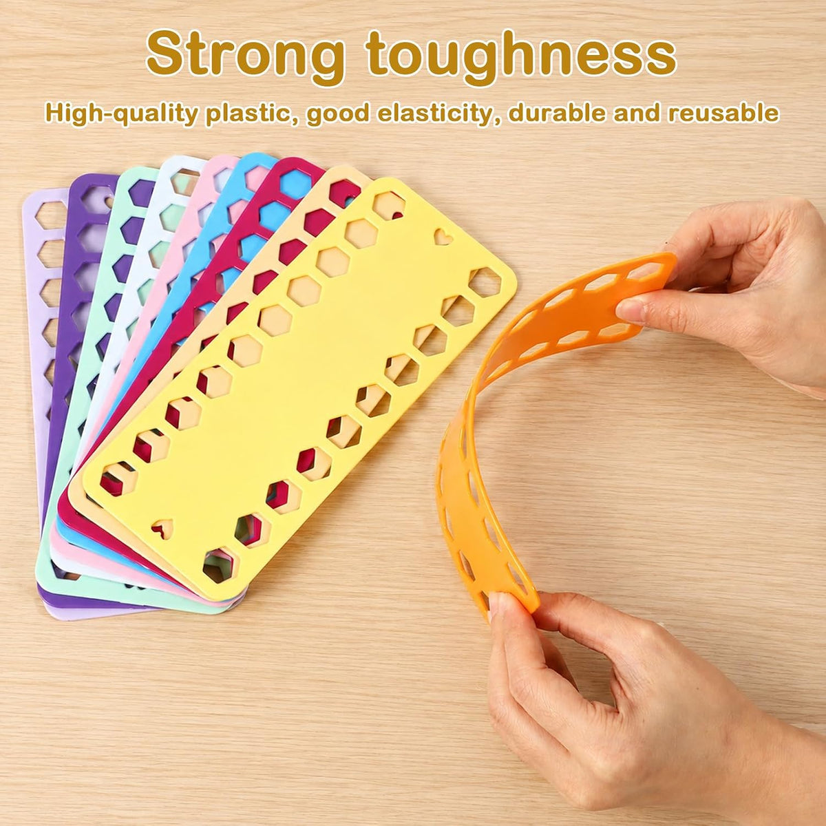 10 Pcs Cross Stitch Thread Organizer, 10 Color Plastic Floss Bobbin