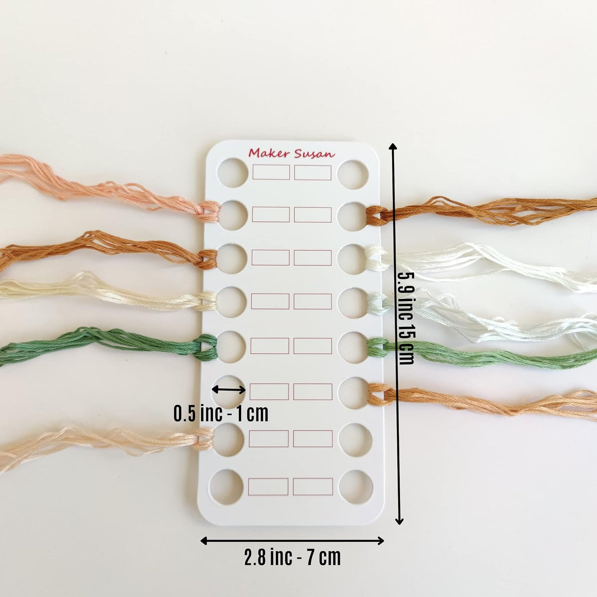 10 Pack Embroidery Thread Organizer Cards, Embroidery Floss Organizer