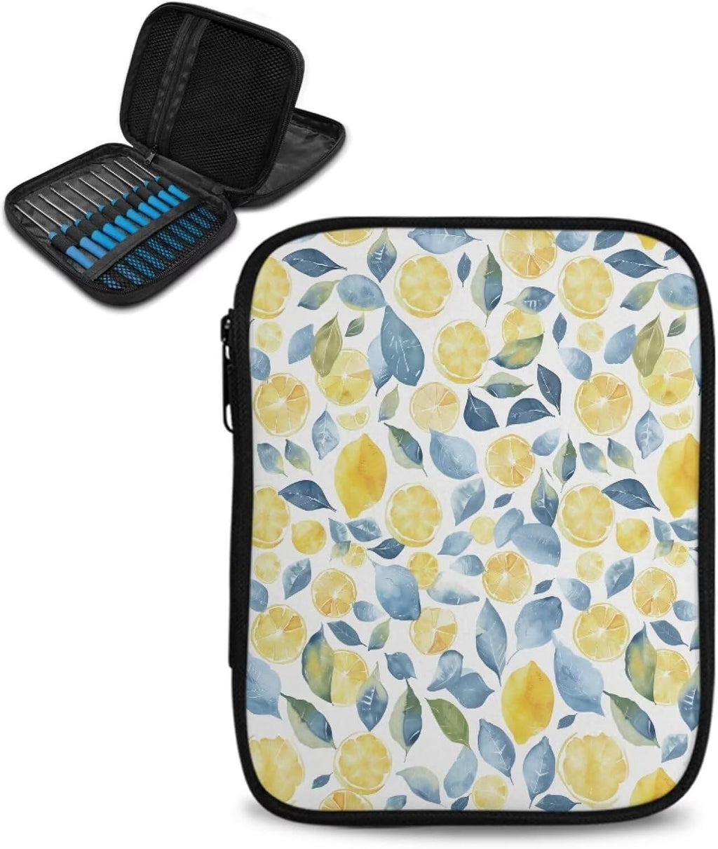 Cugasmaru Lemon Crochet Hook Bag Organizer Small Travel Organizer