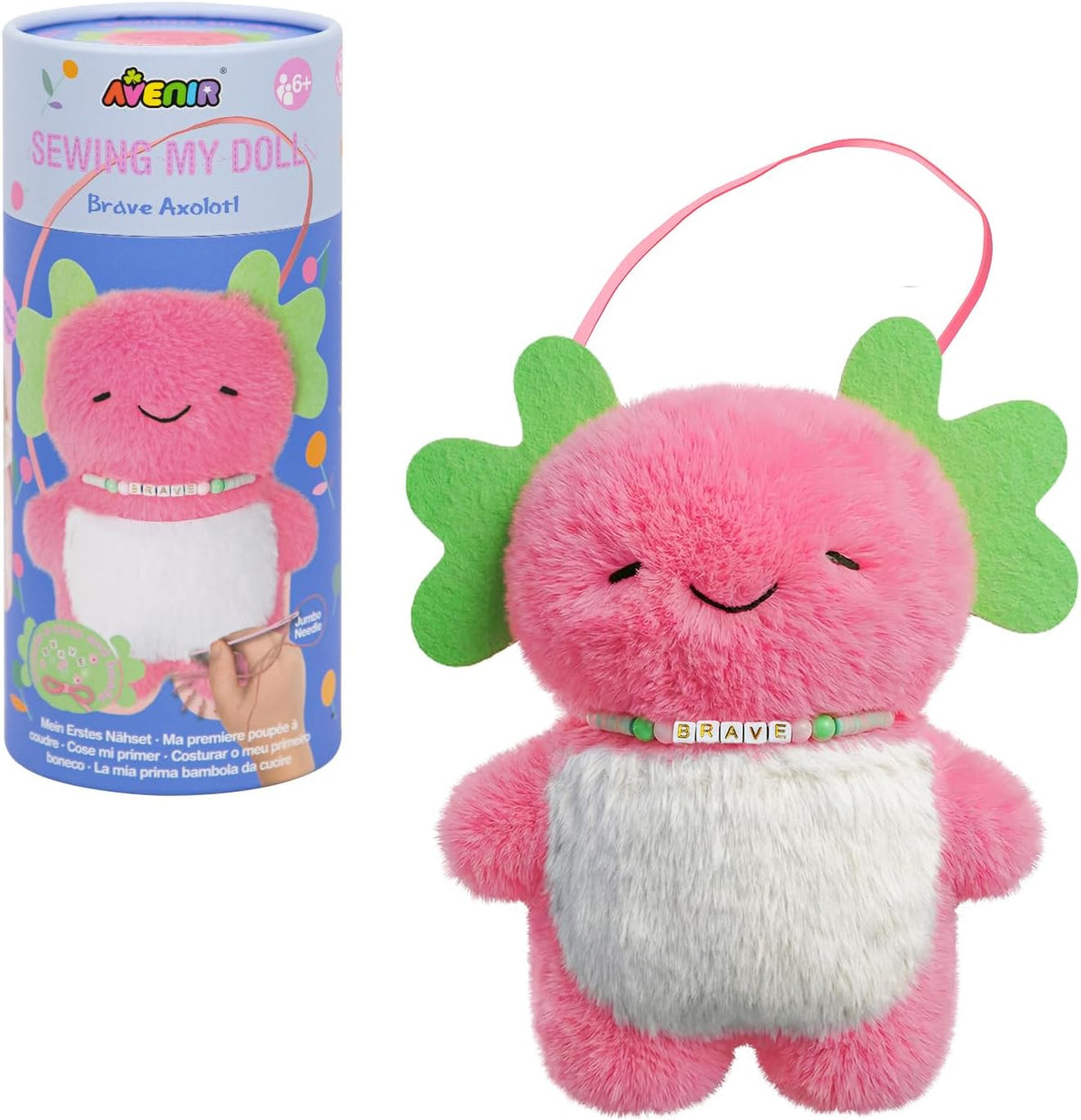 Avenir My First Sewing Kit for Kids Ages 6-8, Girls Beginner Craft Set