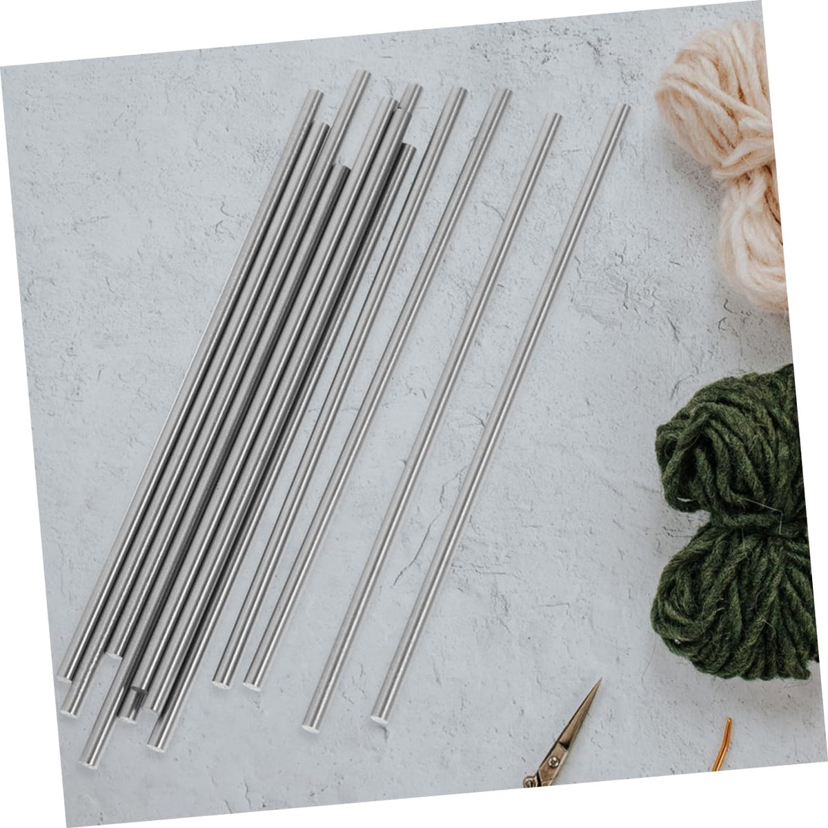20pcs Stainless Steel Blocking Rods for Knitting Board Accessories