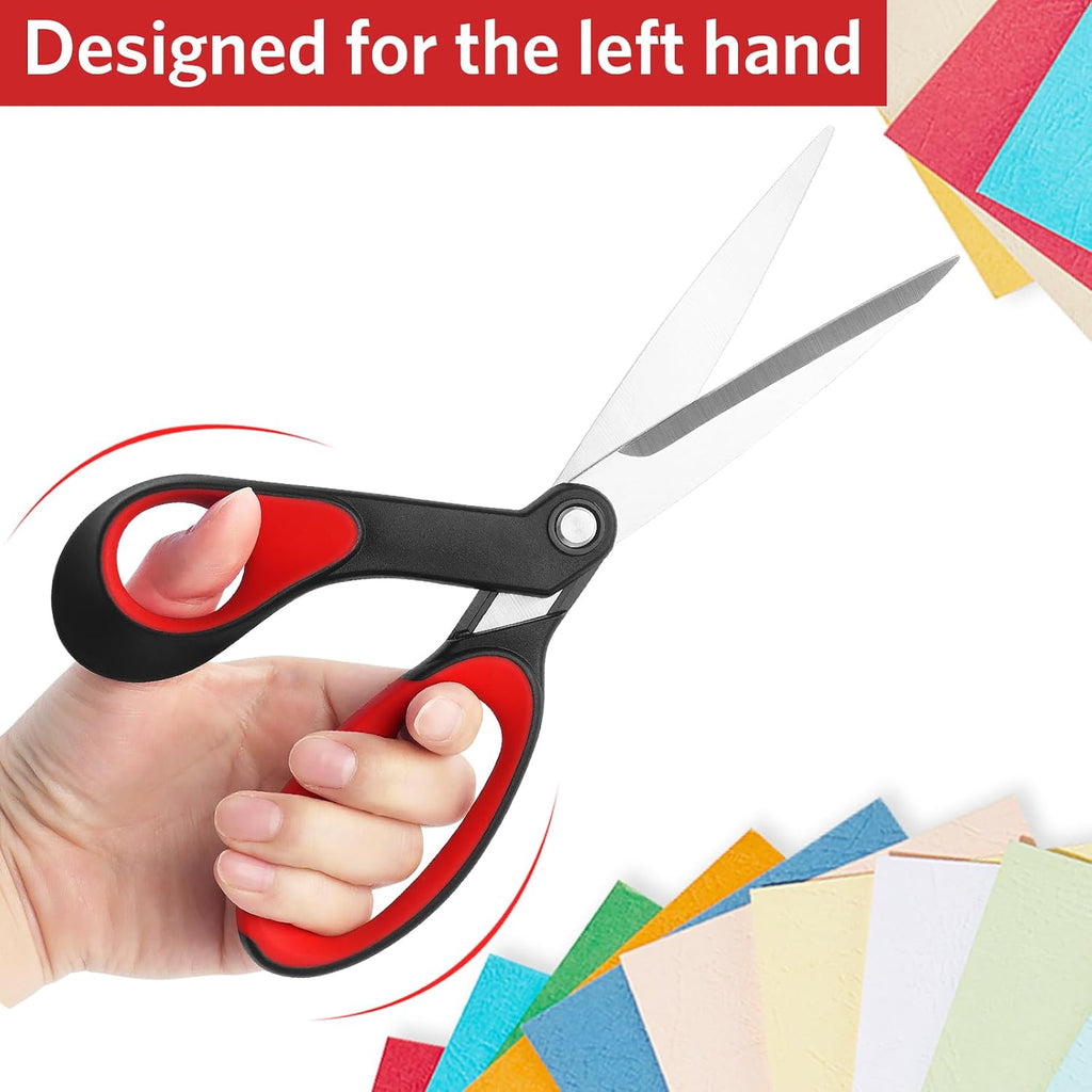 Asdirne True Left Handed Fabric Scissors, Heavy Duty Multi-Purpose