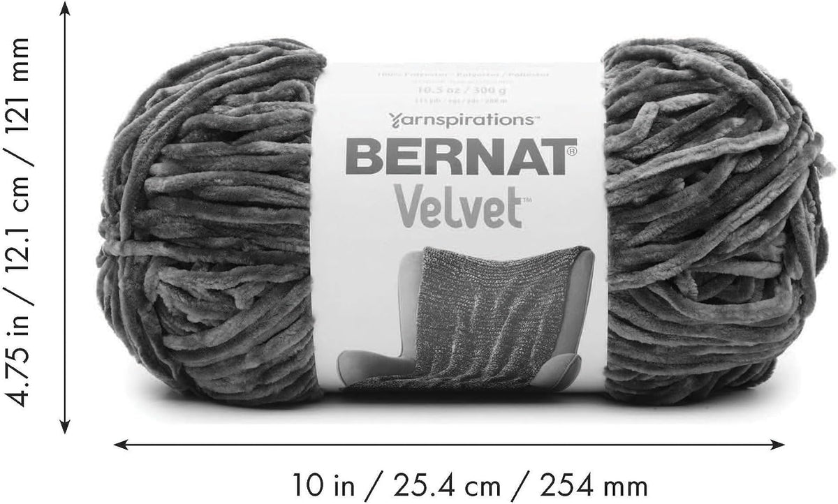 Bernat Velvet Soft Yarn for Crocheting, Soft Sunshine, 2-Pack