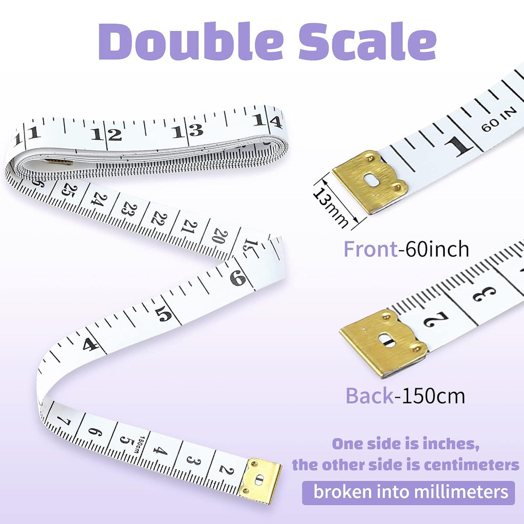 GliSun Soft Tape Measure 24 Pack Measuring Tape Bulk for Body Sewing