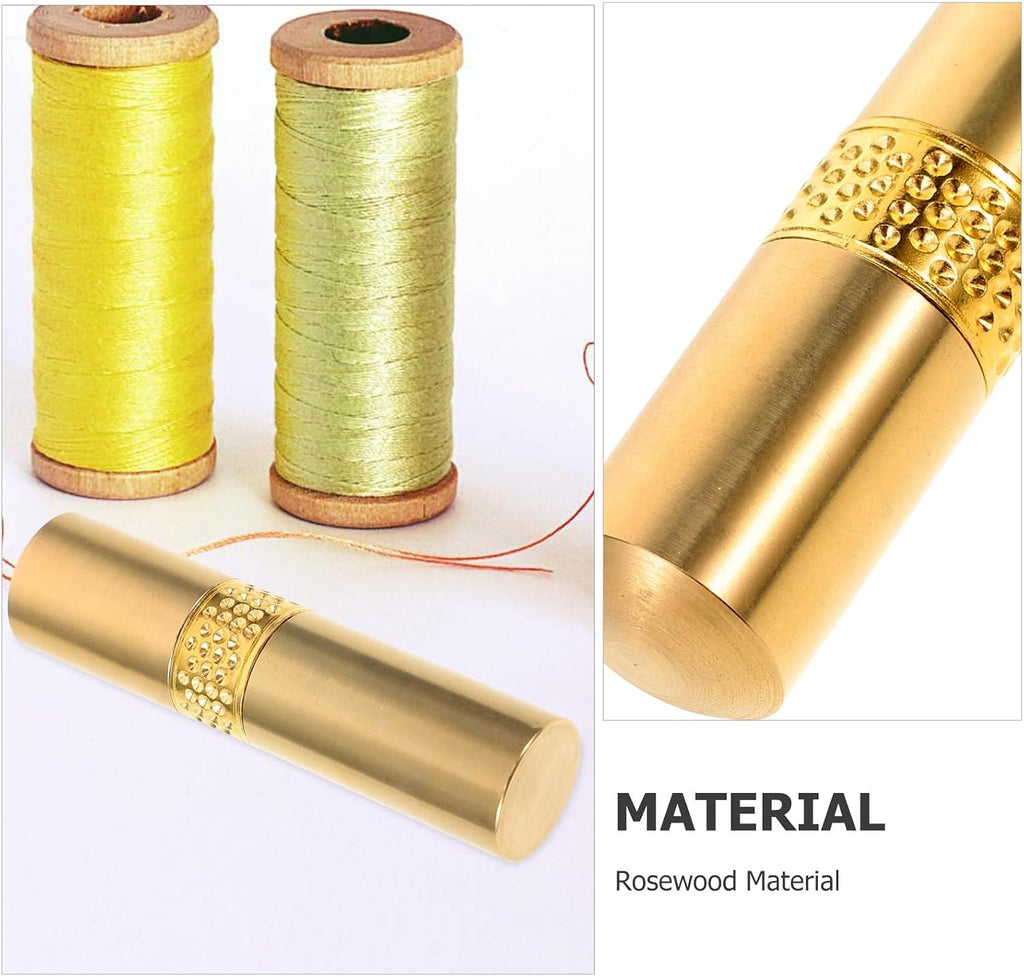 ABOOFAN Portable Copper Needle Holder Sewing Storage Tube
