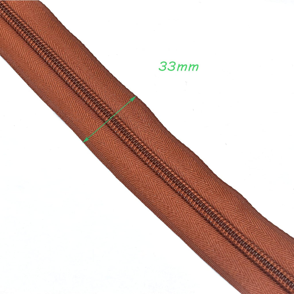 Colorful Zipper Tape - Mixed Nylon Coil Zippers Bulk #5 Sewing Zippers