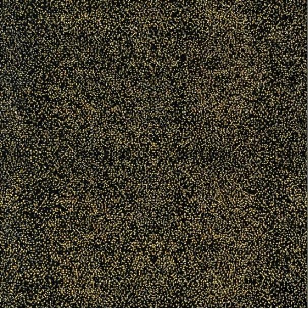 Cotton Radiance Sparkles of Gold on Black Background Metallic Shimmer