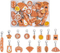 27Pcs Stitch Markers 14 Style Enamel Dessert Food Resin Knitting