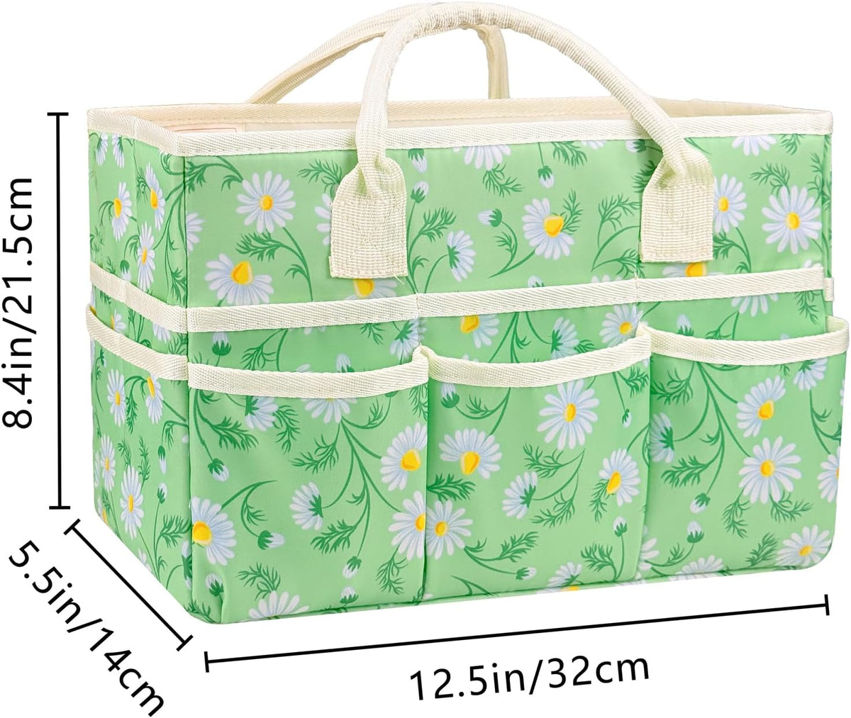 Craft Organizer Tote Bag, Large Art Storage Caddy with Multiple