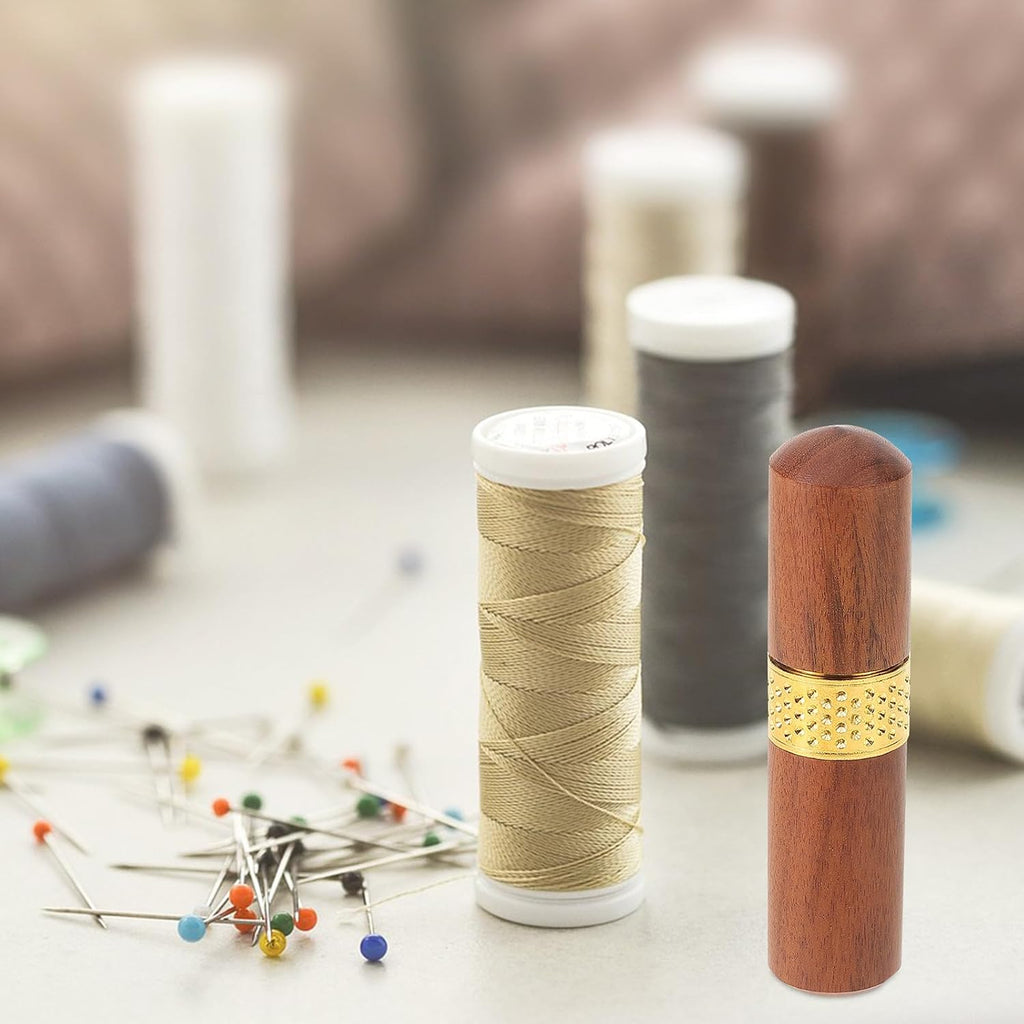 Wooden Sewing Needle Case for Knitting Lovers Xmas Portable Tube