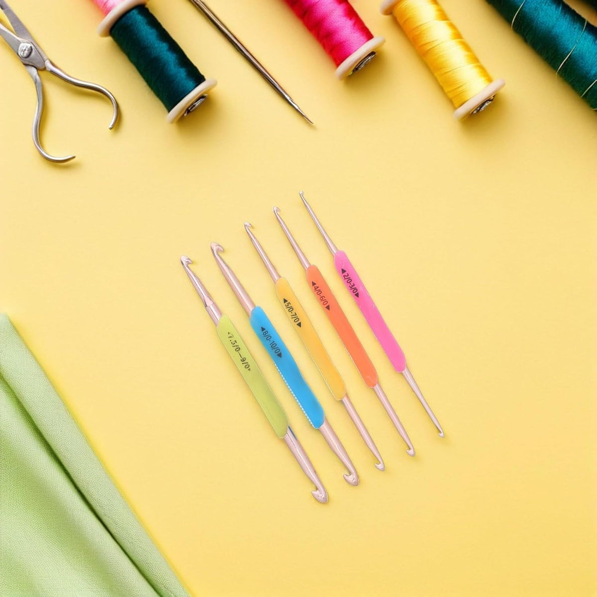 10pcs Double Headed Crochet Hooks Set for Yarn and Scarves