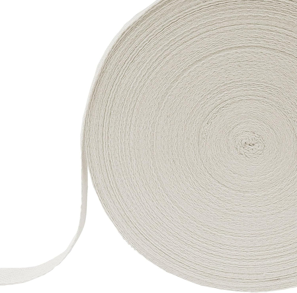 54.7Yards 3/4Inch Soft Cotton Twill Tape, Beige