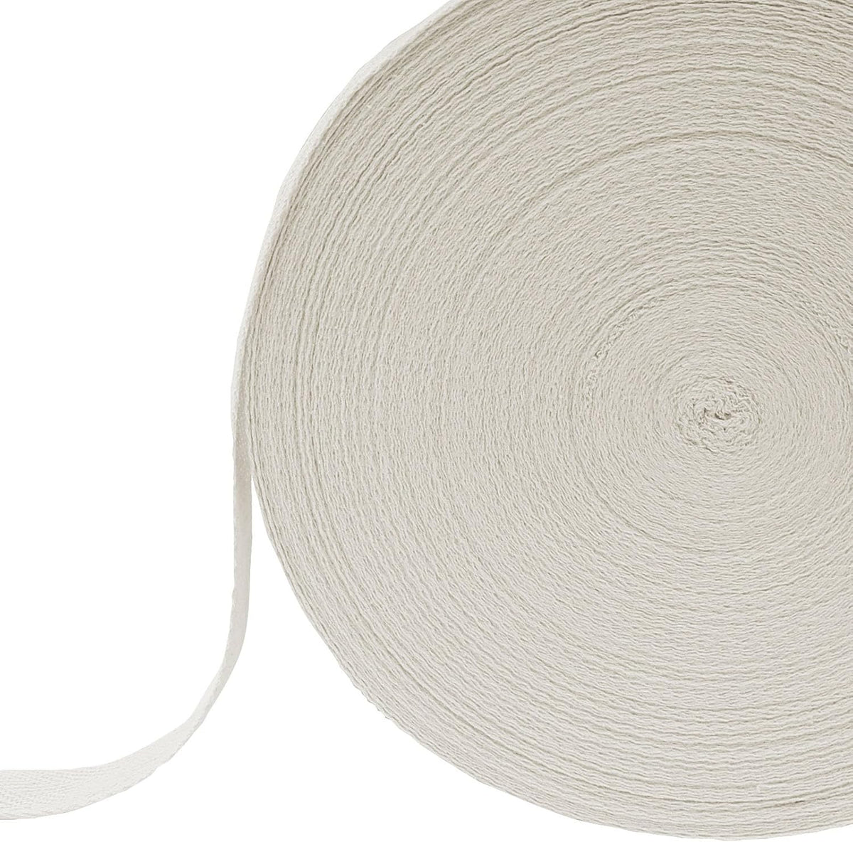 54.7Yards 3/4Inch Soft Cotton Twill Tape, Beige