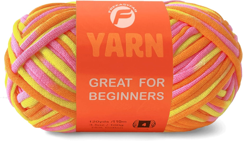 3.5Oz/120yds Beginner Easy Yarn for Crocheting and