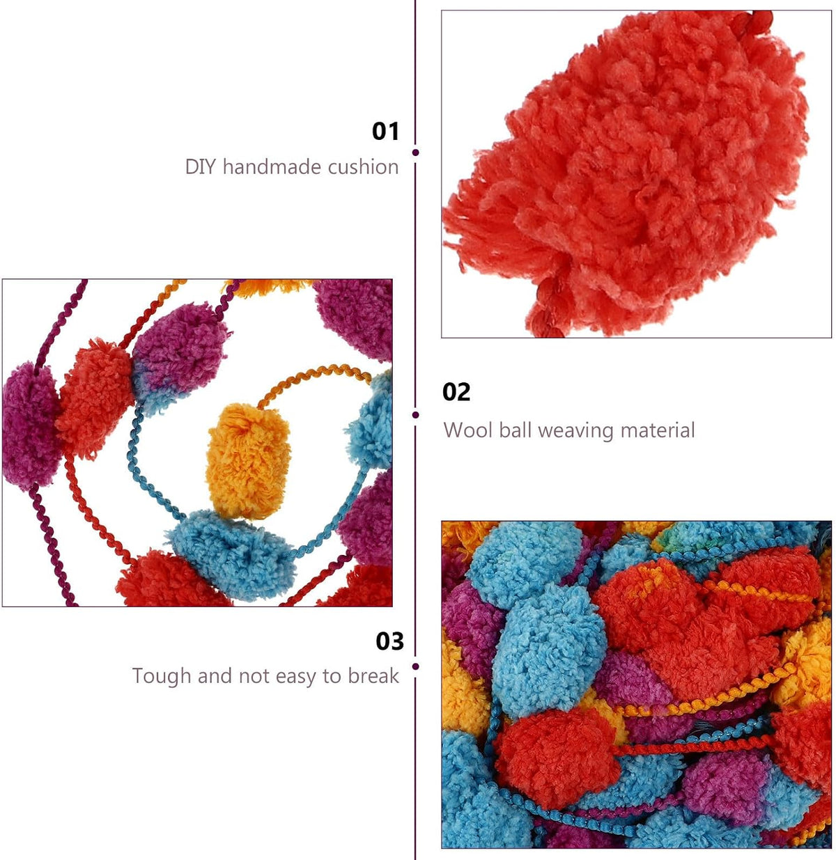 Polyester Chunky Knitting Yarn for Crochet Scarves and Throw Blankets