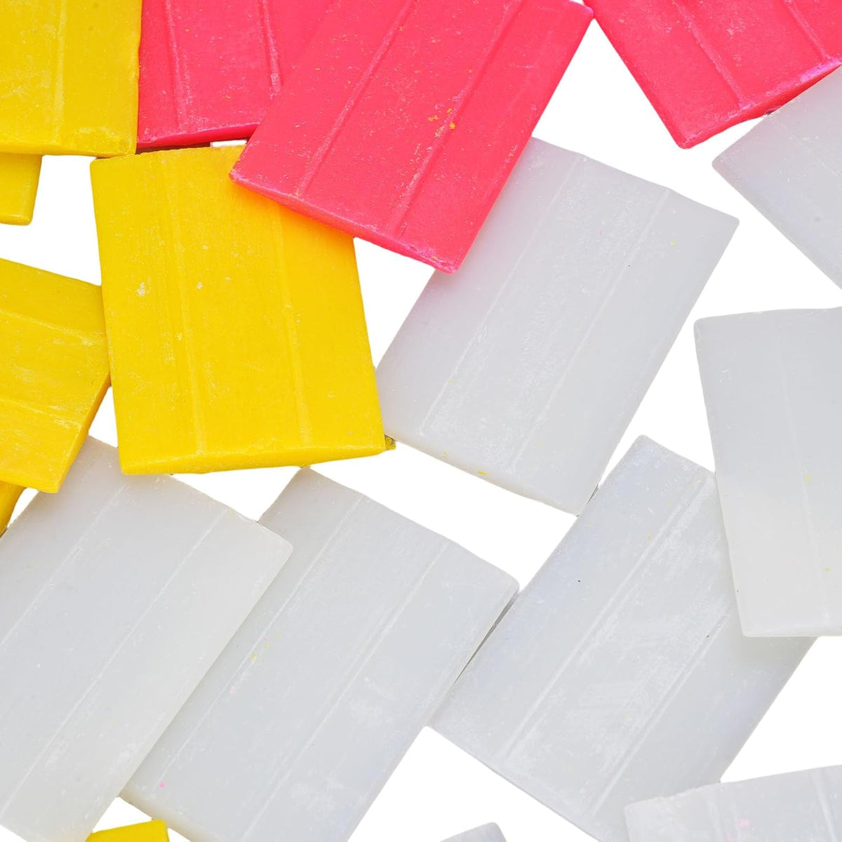 Tailors Chalk, Wax Fabric Marker 50 Sheets 4 Colors Washable for