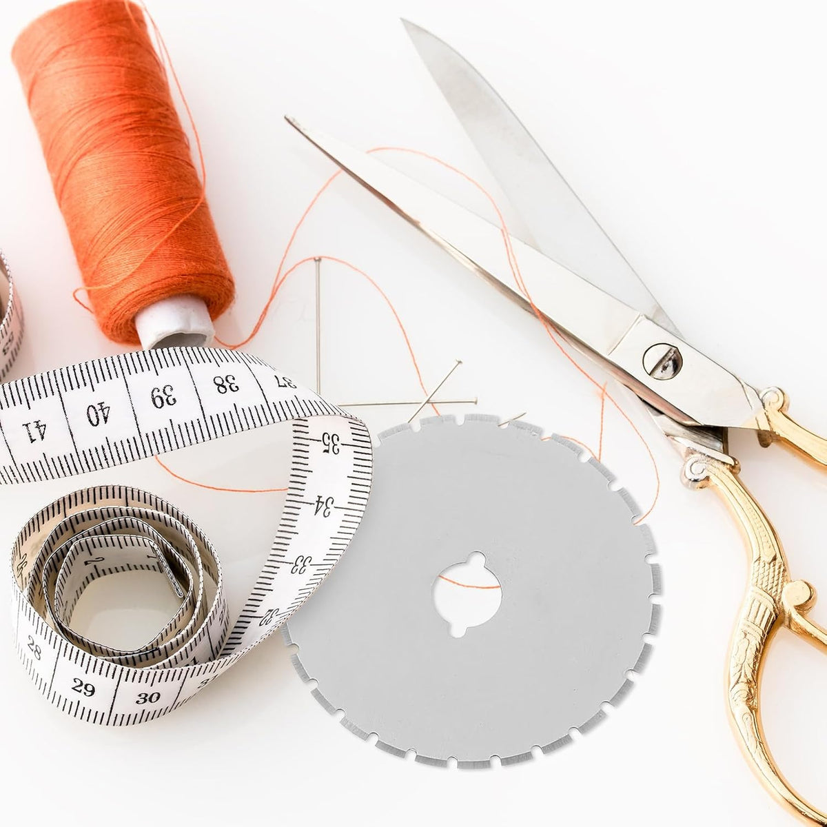 10pcs Rotary Cutter Blades for Quilting and DIY Projects Steel
