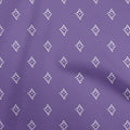 oneOone Cotton Poplin Purple Fabric Asian Batik Floral Quilting