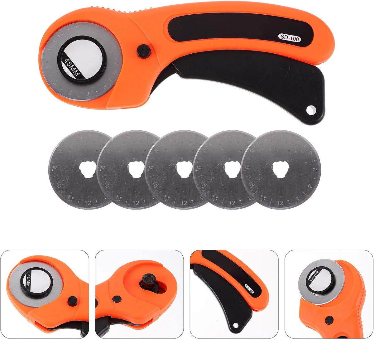 45mm Rotary Cutter for Fabric Cloth Precision Cutting Sewing Tool