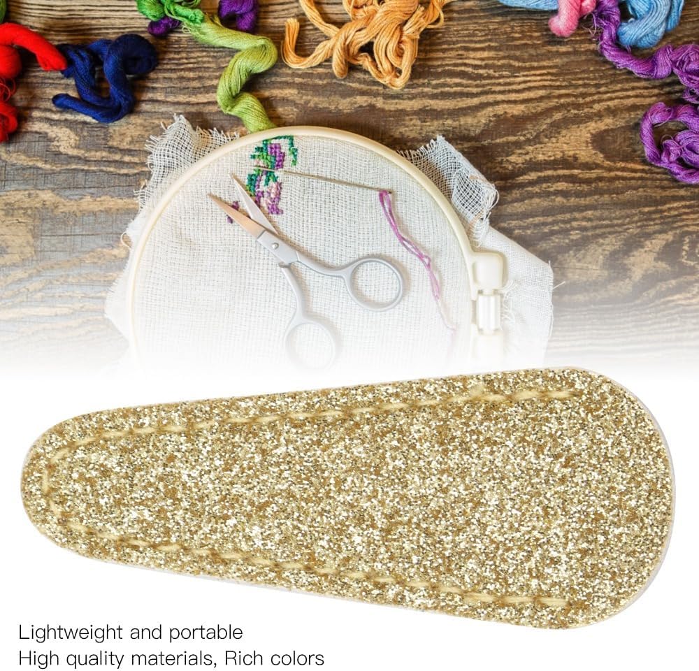 Leather Embroidery Scissors Sheath, Portable Safety Scissor Cover