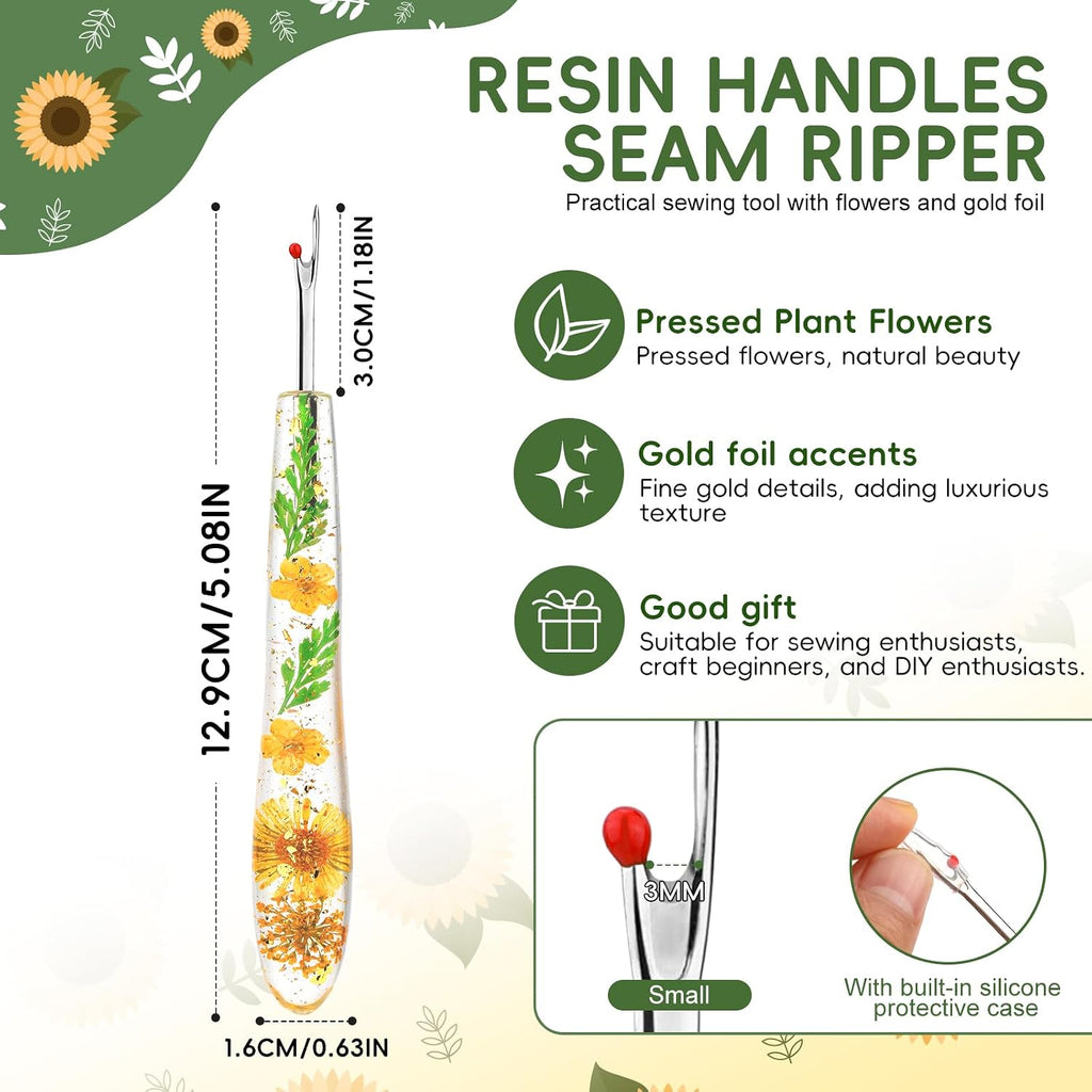 Seam Ripper, Small Seam Rippers for Sewing, Resin Handles Thread