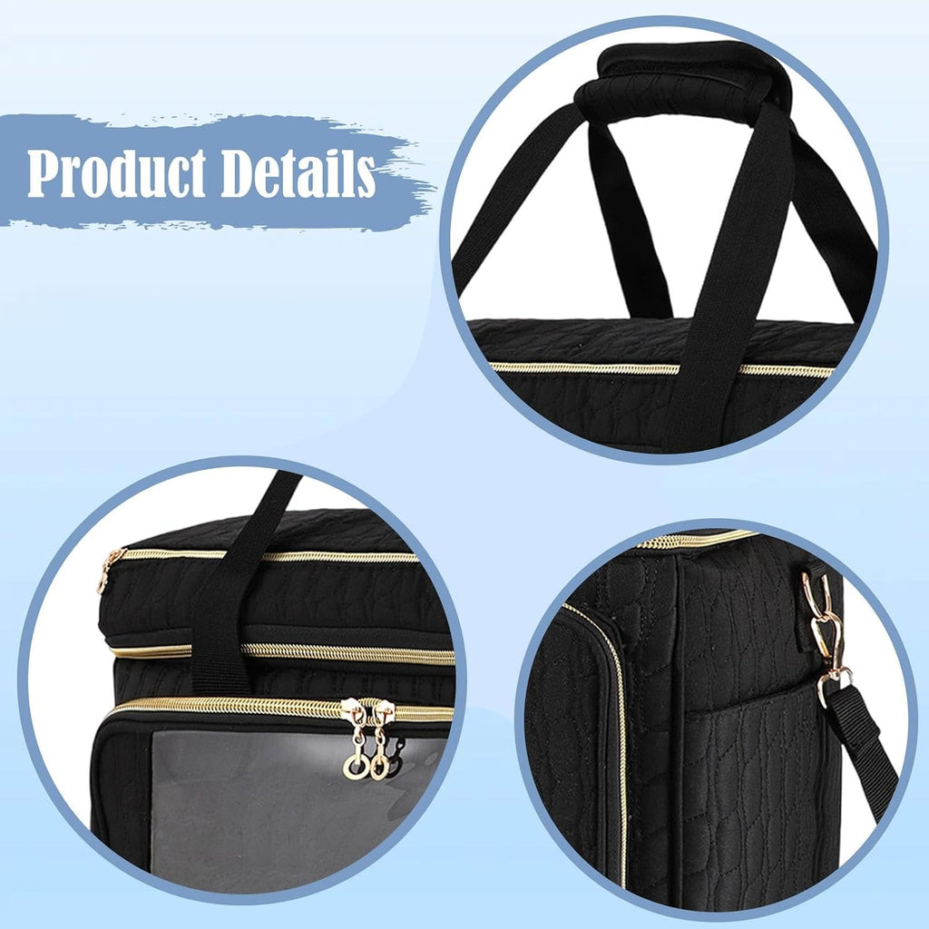 Yarn Storage Tote Knitting Bag Crochet Tote Organizer Crochet Hooks