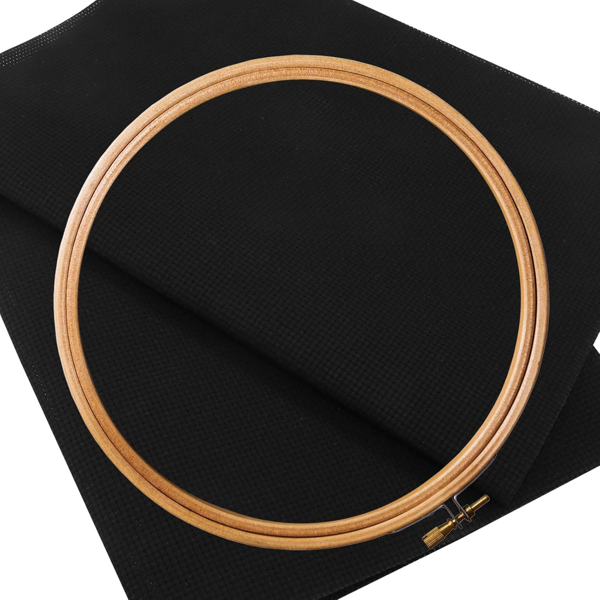 Murtenze 6 Pieces Classic Aida Cloth, Black, 11 Count
