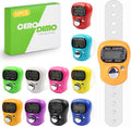 10-Pack Mini LCD Digital Finger Clicker Counter, 5-Digit Handheld