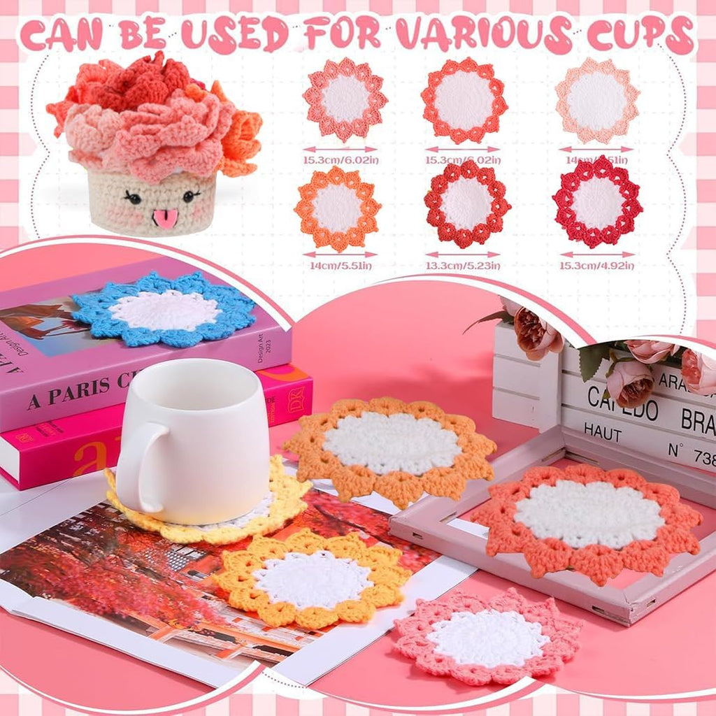 KyeeaDIY Crochet Kit for Beginners, Crochet Starter Kits for Adults